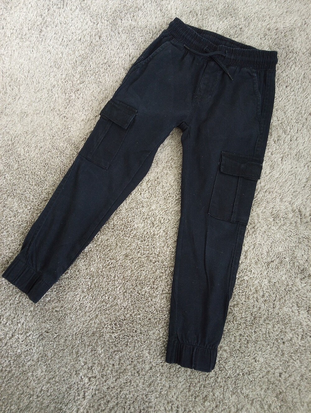 Toddler Boy Dark Blue Cargo Jogger Pants - Size 5T